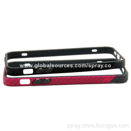3 Colors Injection TPU Bumpers for iPhone 5S, Lightweight, Tear-resistant and Unique